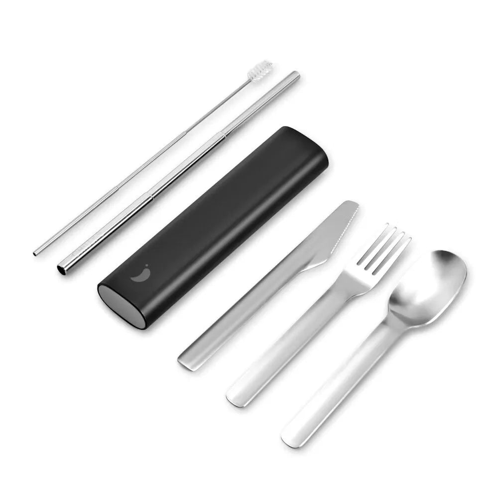 Chilly's | Travel Cutlery Set | Stainless Steel | Aluminium Case