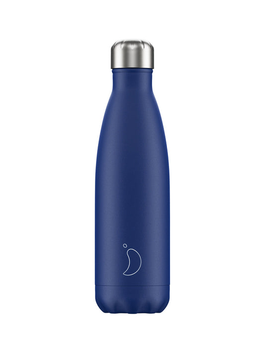 Chilly's Matte Water Bottle Blue