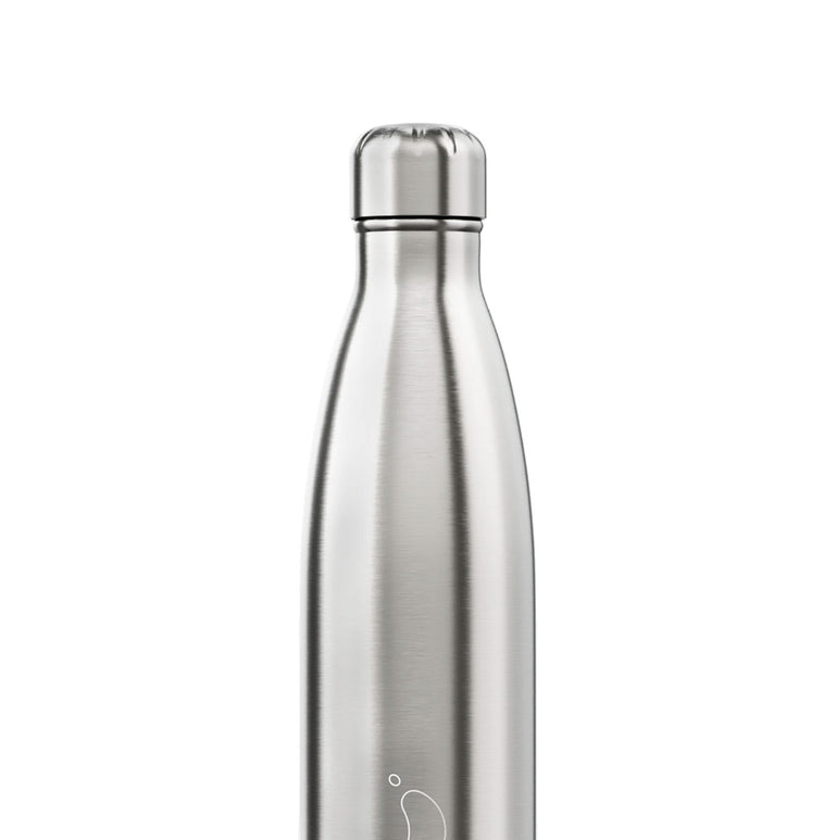 Chilly's Chrome Water Bottle Stainless Steel